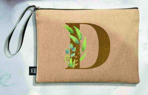 Sac à main Lettre D (Modèles variés) (25×18×1 cm)